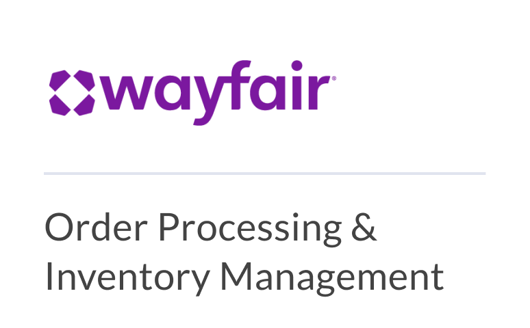 Wayfair Order Processing & Inventory Management