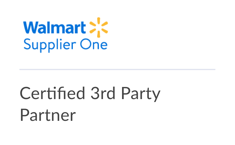 Walmart Supplier One certified 3rd Party Partner